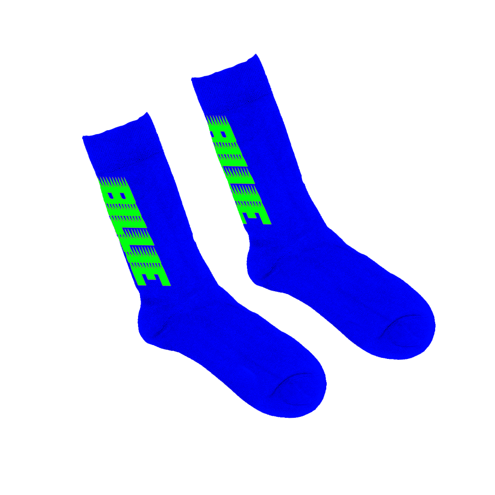 Racer Blue Socks