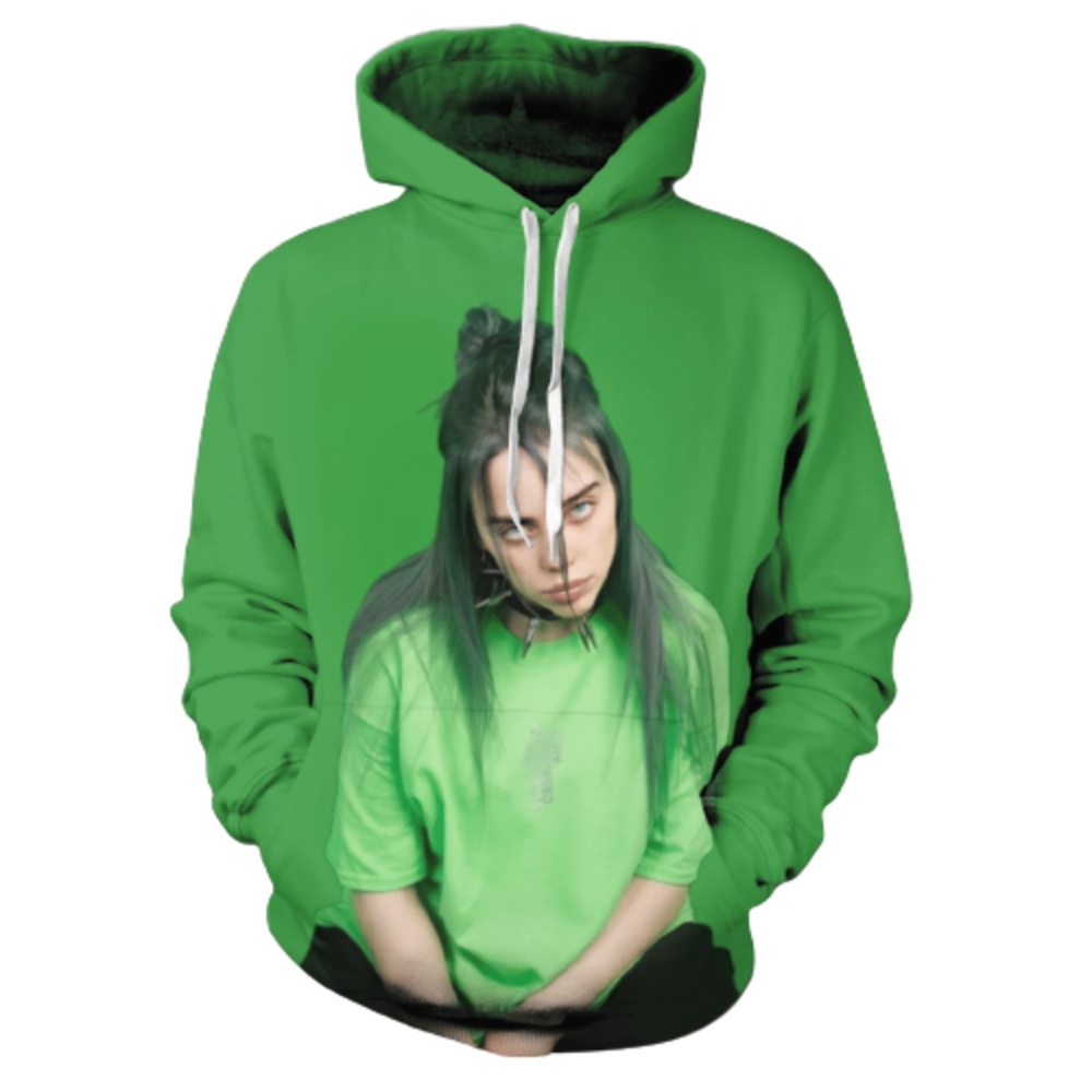 Unisex 3D Printed Billie Eilish Hoodie Sweatshirts