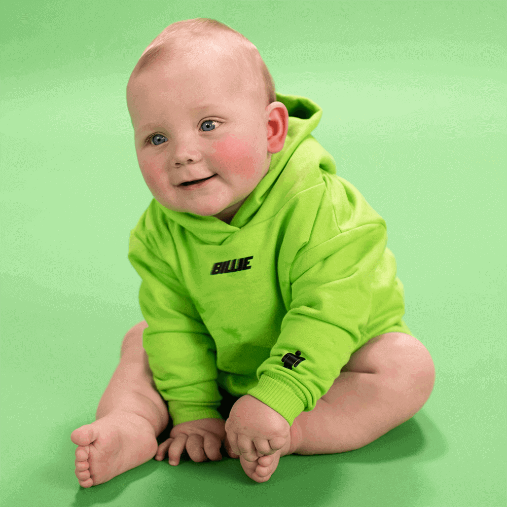 neon green billie eilish hoodie