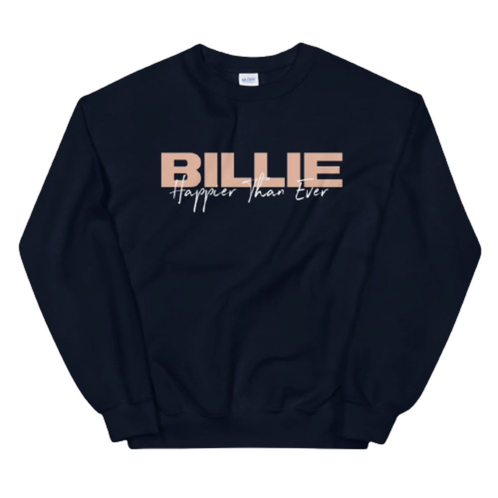 Billie Eilish Merch Happier Than Ever Sweatshirt