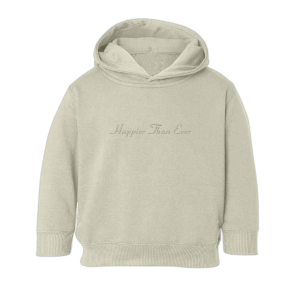 Happier Than Ever Organic Youth Hoodie