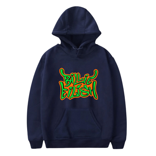 Billie Eilish Merch Comic Hoodies Hip Hop Pullover Sweatshirt 5