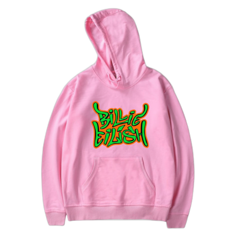 Billie Eilish Merch Comic Hoodies Hip Hop Pullover Sweatshirt 4