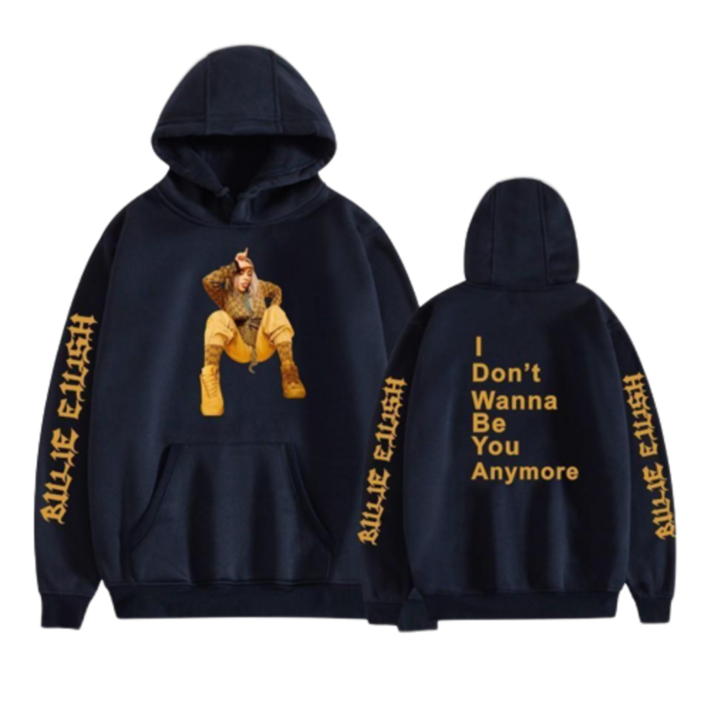 BILLIE EILISH MERCH I DONT WANNA BE YOU ANYMORE HOODIE 2